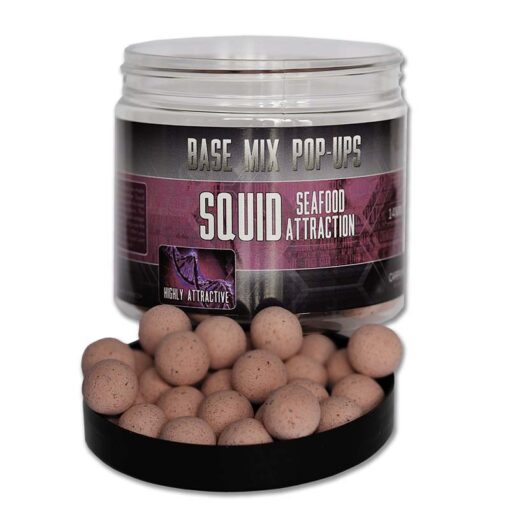 Squid liver basemix pop ups 12mm Squid basismix Pop up boilie is gemaakt van dezelfde mix als de squid liver boilies