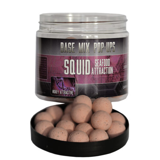 Squid basismix Pop up is gemaakt van dezelfde mix als de squid liver boilies