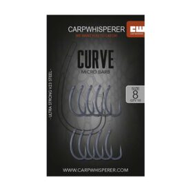 Curve allround karperhaak met weerhaak in maat 8