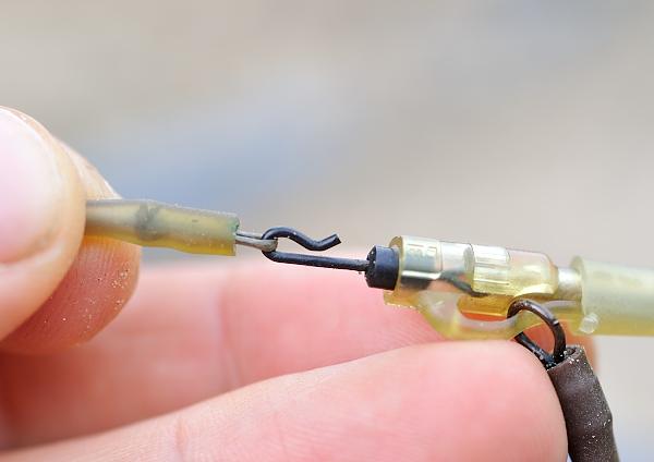 Het no escape lead clip systeem voor het karpervissen