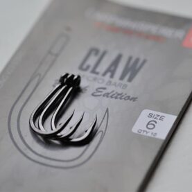 Klauwhaak black edition maat 4 - Carp Whisperer Claw karperhaak