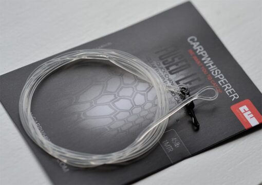 Fused fluoro leader-quick change swivel-800pix fluoro carbon leader is onzichtbaar en geeft voldoende bescherming tijdens de dril